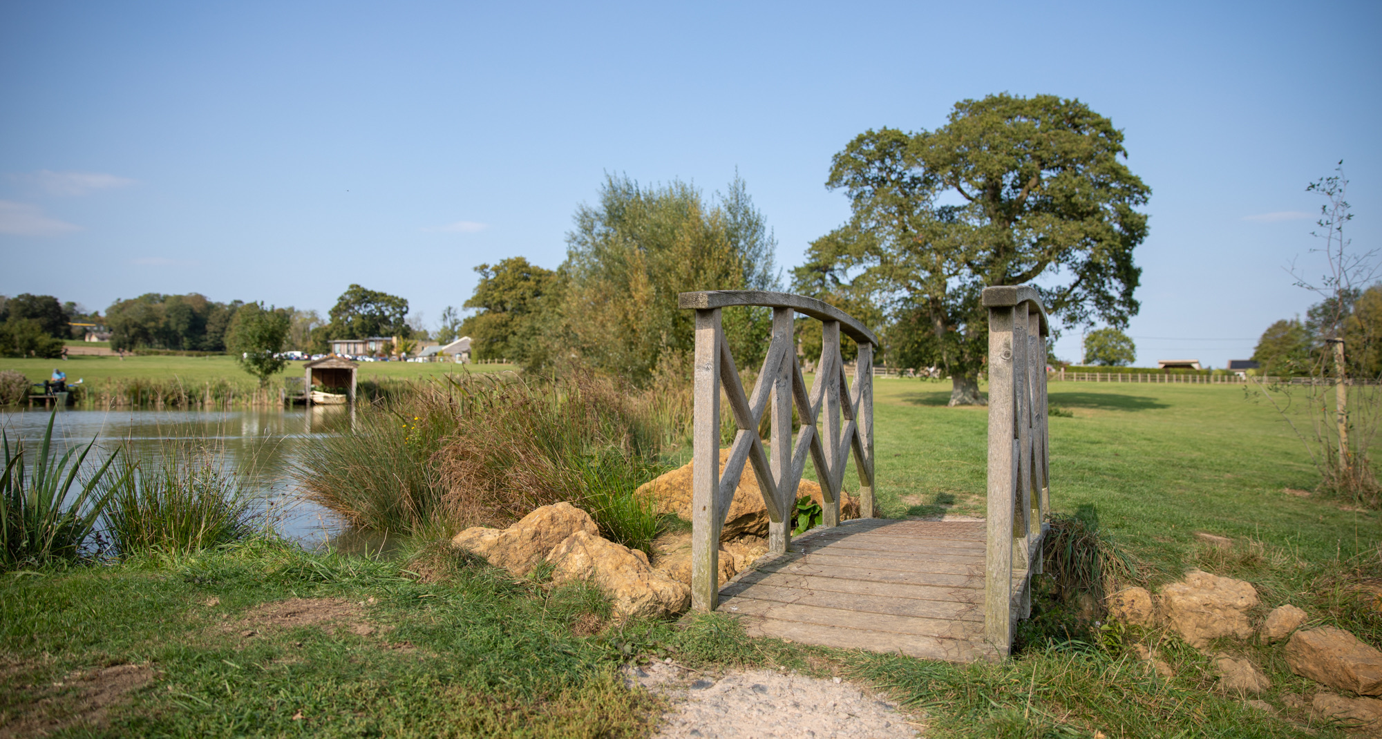 Footbridge over the lake