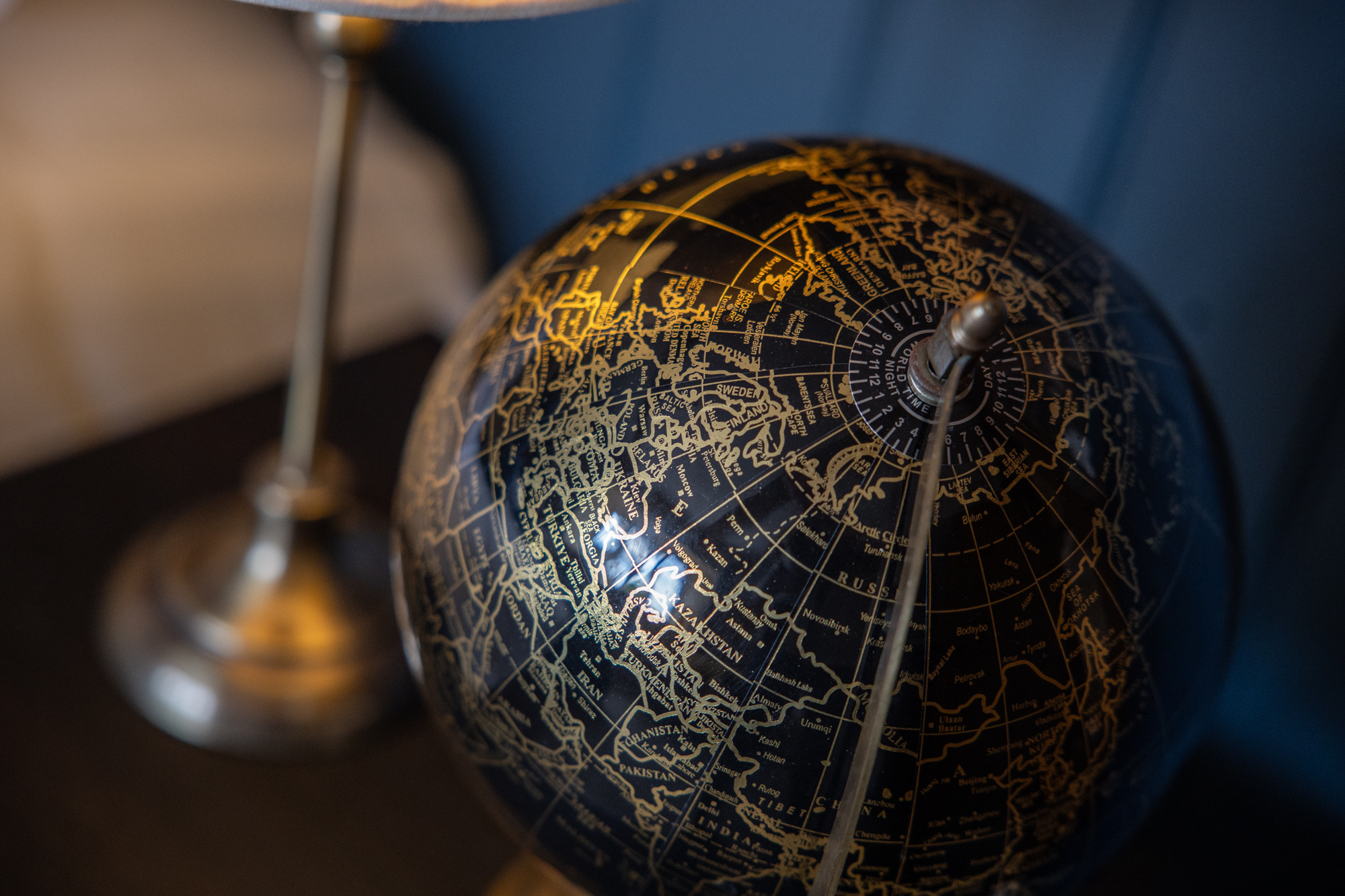 Decorative globe detail